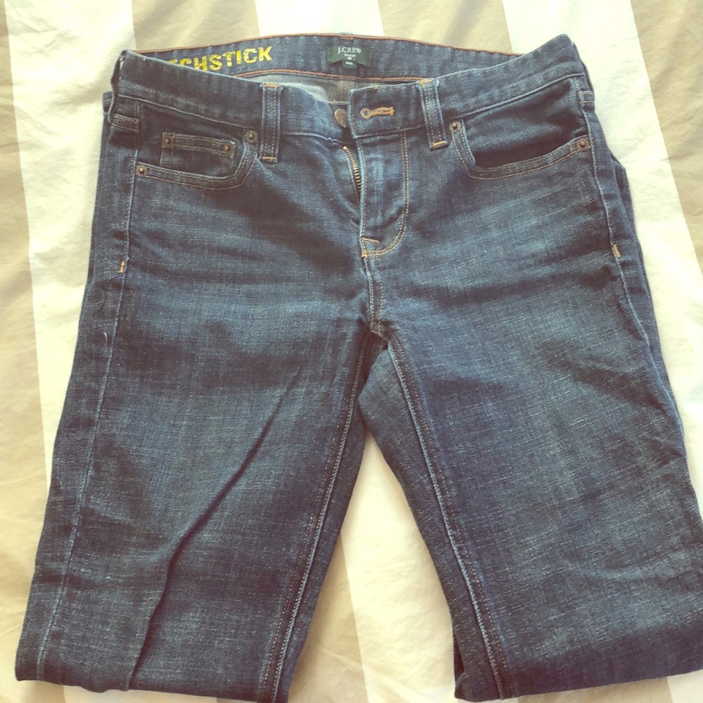 J Crew stretch matchstick jeans